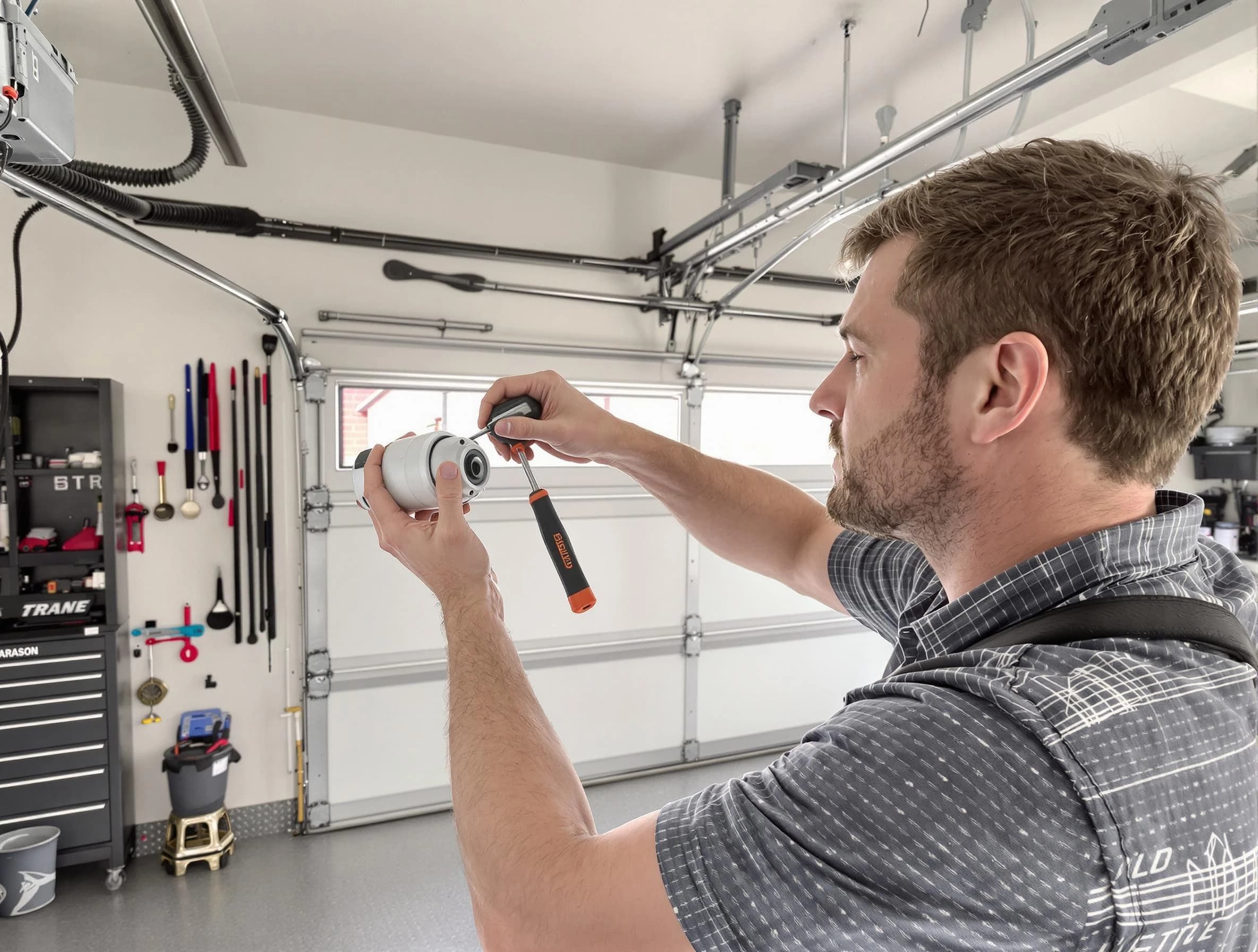 Garage door opener repair service by Irvine Garage Door Repair in Irvine