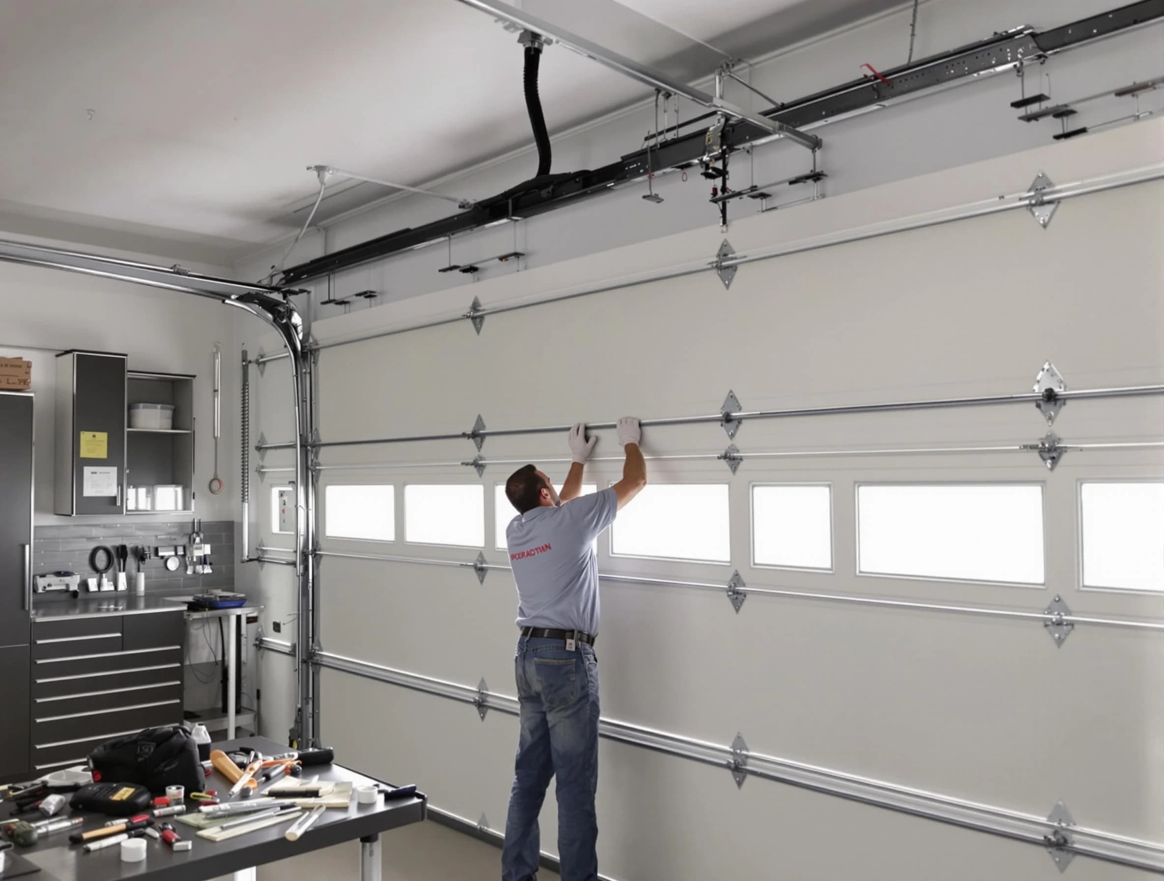 Garage Door Track Repair in Irvine