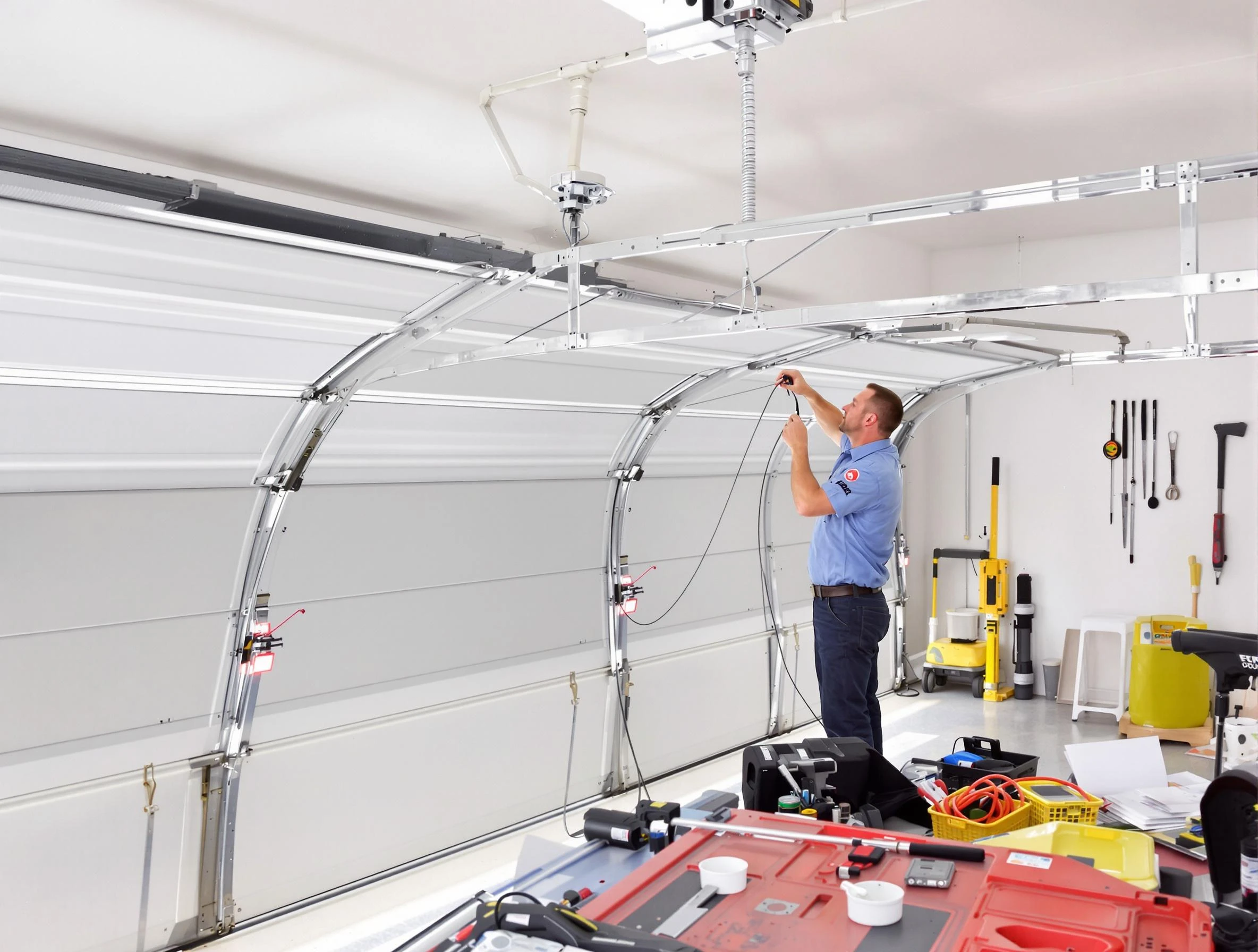 Garage door cable repair service by Irvine Garage Door Repair in Irvine