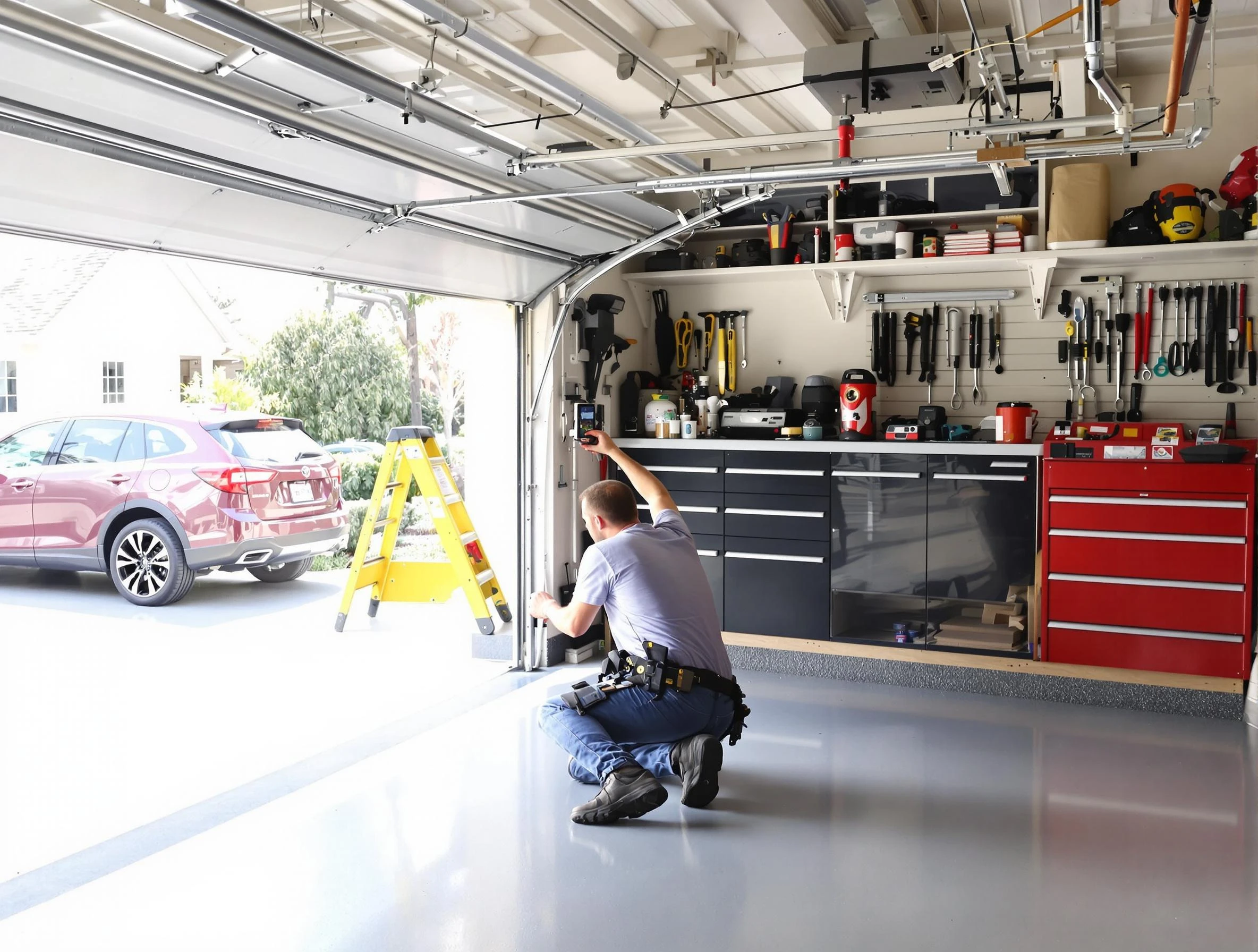 Local garage door repair service by Irvine Garage Door Repair in Irvine