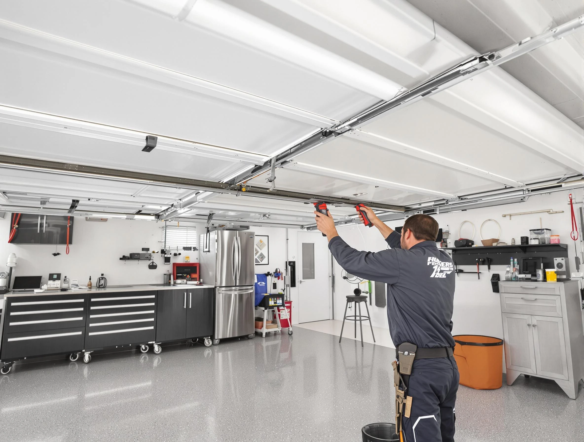Overhead garage door repair service by Irvine Garage Door Repair in Irvine