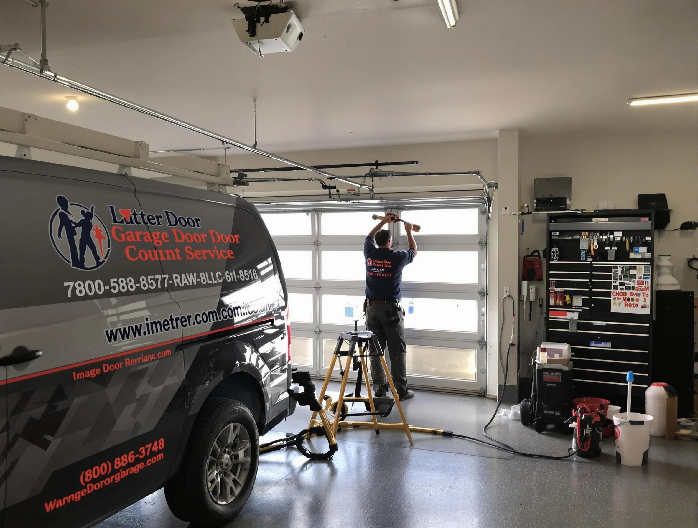 Irvine Garage Door Repair rapid response team performing same-day repair in Irvine